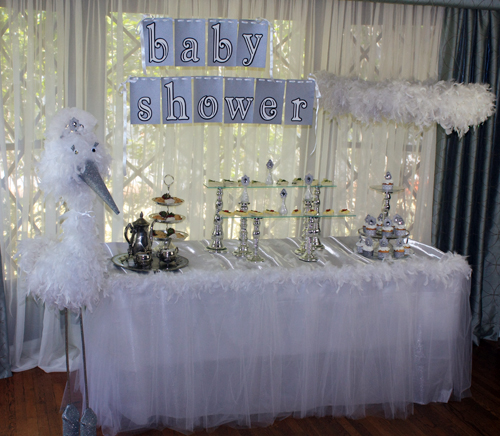 Stork Baby Shower Decorations